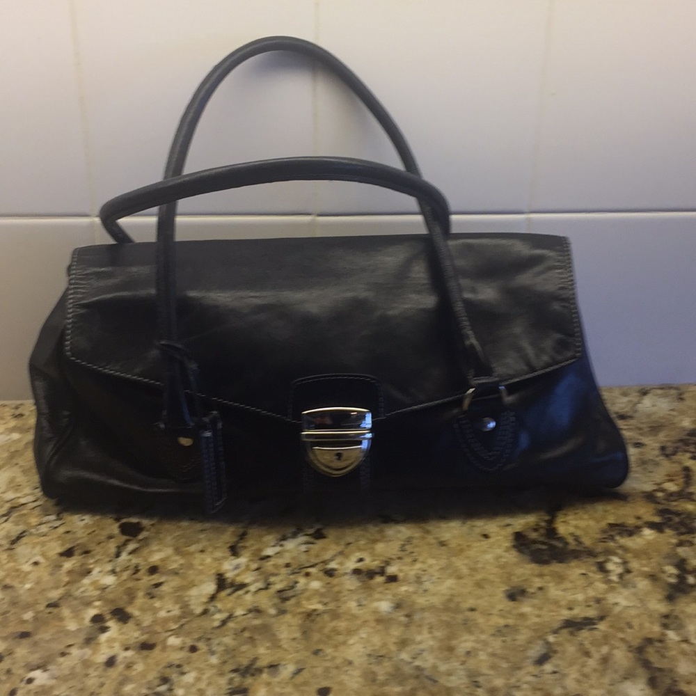 Antonio Melani Black Leather Purse